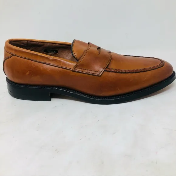 Allen Edmonds Tan Leather Penny Loafers
