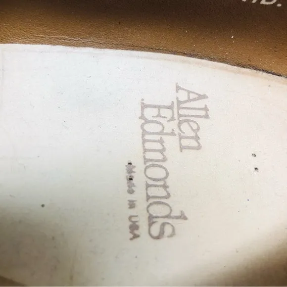 Allen Edmonds Tan Leather Penny Loafers
