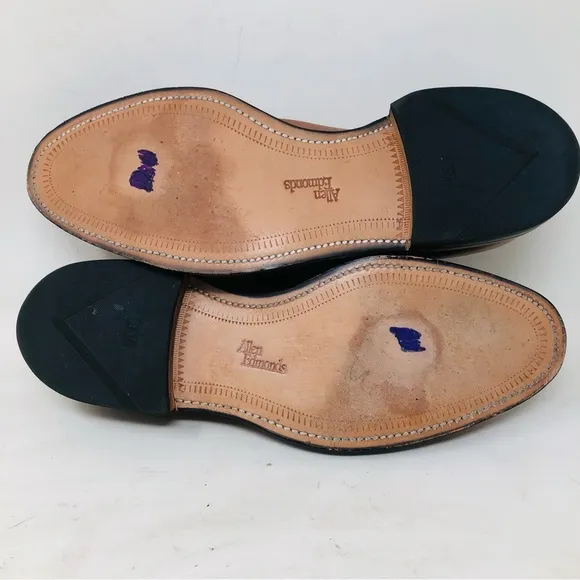 Allen Edmonds Tan Leather Penny Loafers