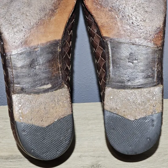 Allen Edmonds Tobago Shoes Mens 10.5 D Woven Resort Tassel Loafer Made in ITALY