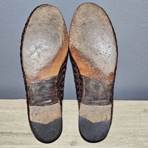Allen Edmonds Tobago Shoes Mens 10.5 D Woven Resort Tassel Loafer Made in ITALY