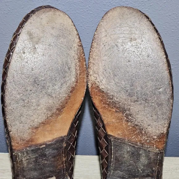 Allen Edmonds Tobago Shoes Mens 10.5 D Woven Resort Tassel Loafer Made in ITALY