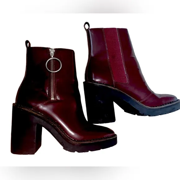AllSaints Caleb leather boots size 37