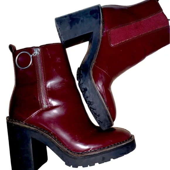 AllSaints Caleb leather boots size 37