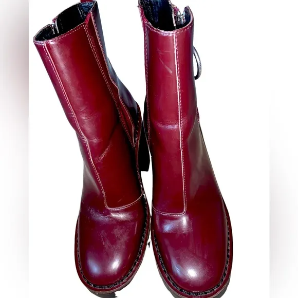 AllSaints Caleb leather boots size 37