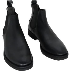 ALLSAINTS Men's Black Creed Leather Chelsea Boots Size 10 EU 43