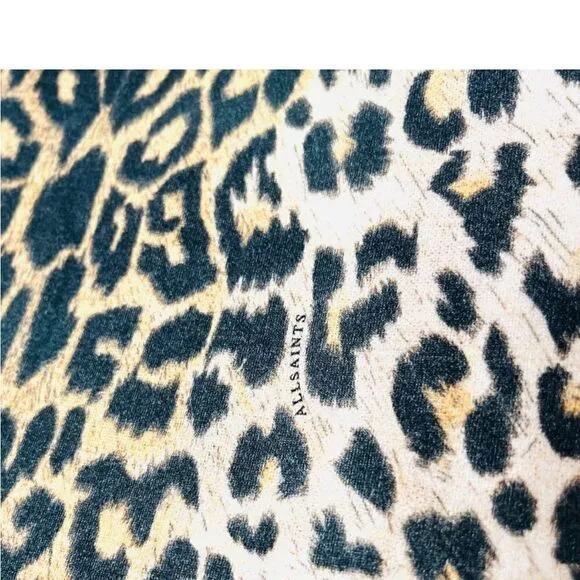All Saints Coni Tank Leopard Print Dress