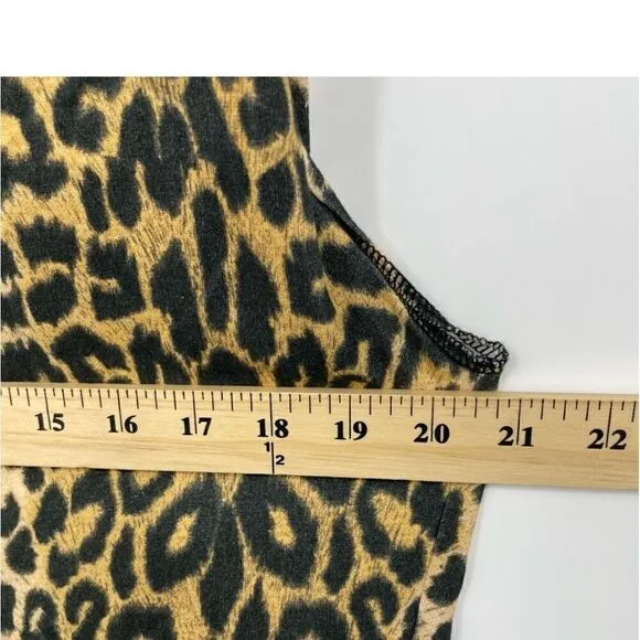All Saints Coni Tank Leopard Print Dress