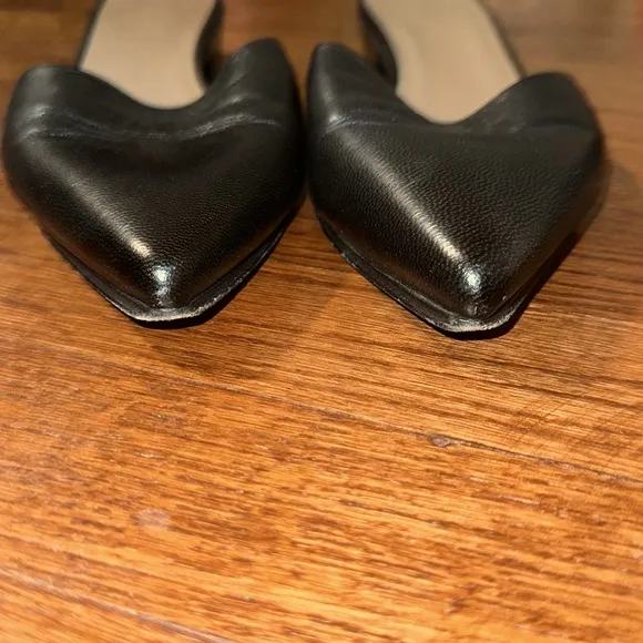 Alumnae Pointy Slip On Shoes, Black