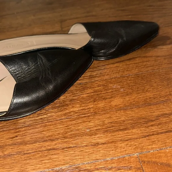 Alumnae Pointy Slip On Shoes, Black