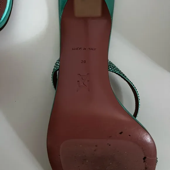 Amina Muaddi Shoes. Box and Dust Bag. Try on Only.