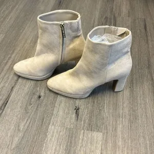 Anne Klein Beige Women's Ankle Boots Size 7.5