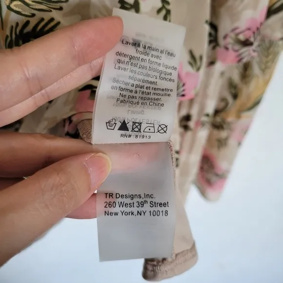 Anthro Plenty by Tracy Reese Floral Terraced Garden Pleated Layered Dress Medium