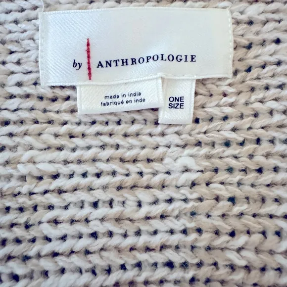 Anthropologie Boho oversized long fringe sweater. One size