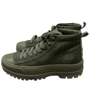 Anthropologie greats lug sole ankle boots.  Army green color.  Size 6