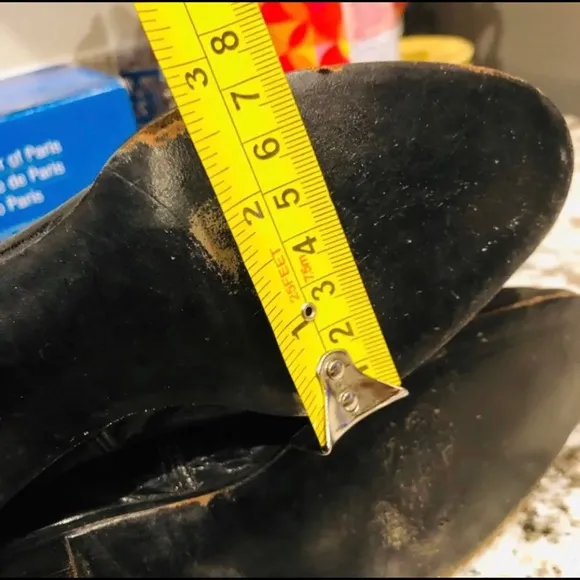 Antique Edwardian Boots, Black Calfskin,
