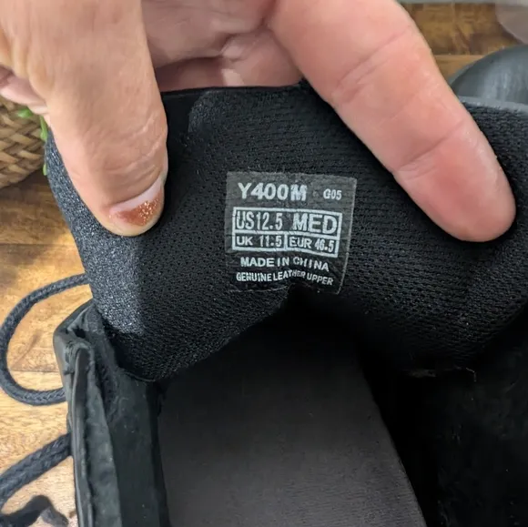 Apex - Chukka Boot - Black $195.95 Euc
