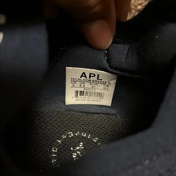 APL Blue Athletic Shoes with Breathable Knit and White Sole