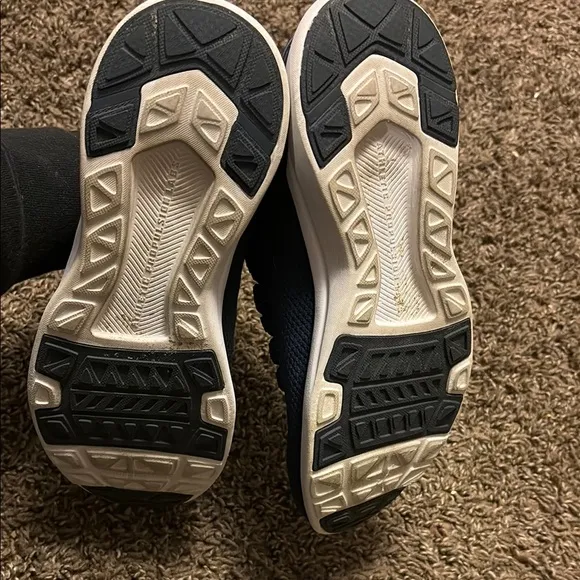 APL Blue Athletic Shoes with Breathable Knit and White Sole