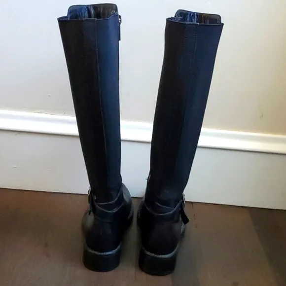 Aquatalia tall leather boots size 6