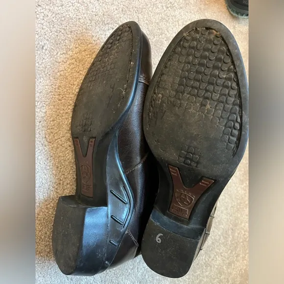 Ariat 3 Snap Spat Women’s Brown Leather Chelsea Ankle Boots Size 6.5M