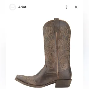 Ariat Brown Western Boots pre loved size 7