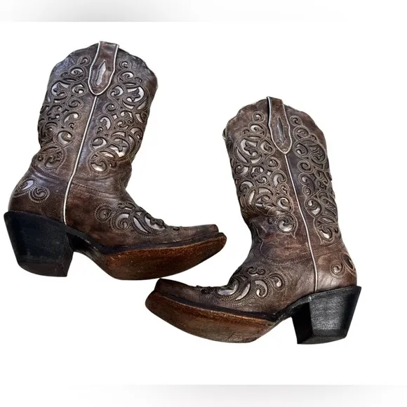 Ariat Divine Western Brown  Cowboy Boots Size 7B