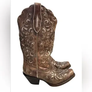 Ariat Divine Western Brown  Cowboy Boots Size 7B