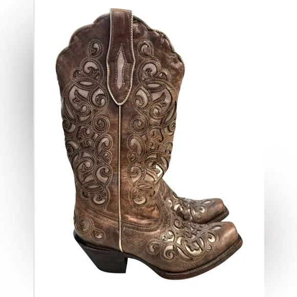 Ariat Divine Western Brown  Cowboy Boots Size 7B