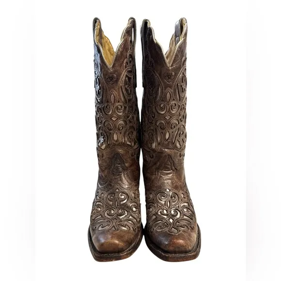 Ariat Divine Western Brown  Cowboy Boots Size 7B