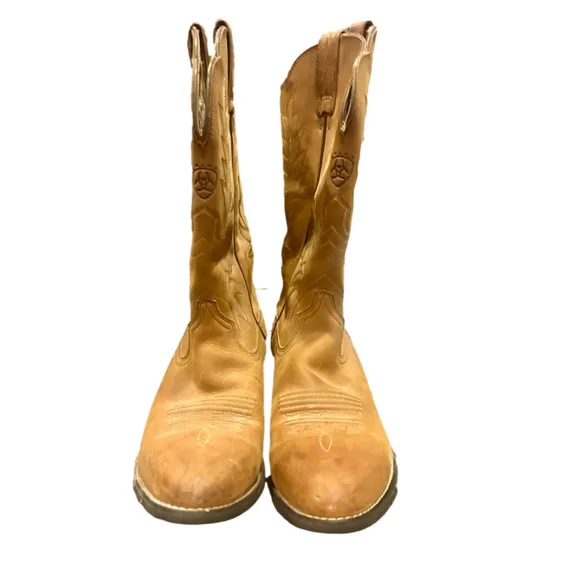 Ariat Heeled Western Cowgirl / Cowboy Boots Vintage Leather, Women’s 8.5