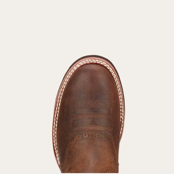 Ariat Heritage Crepe Men's Brown and Tan Western Boots sz 12 EE