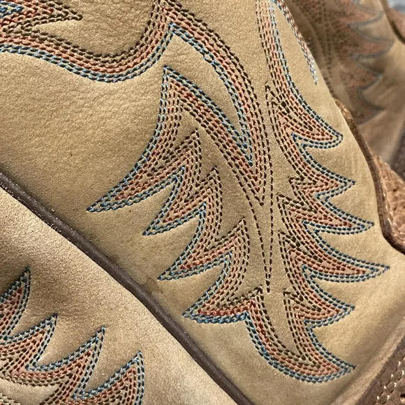 Ariat Heritage Crepe Men's Brown and Tan Western Boots sz 12 EE