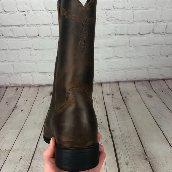Ariat Heritage Roper Western Brown Boots Men's Sz 11