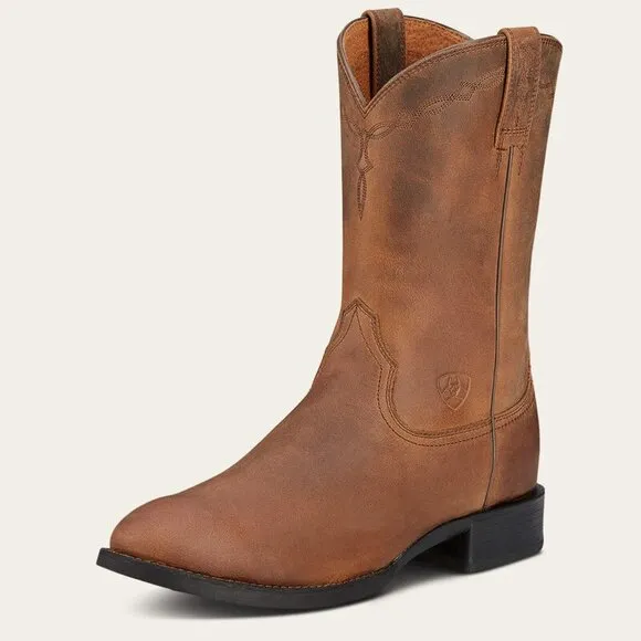 Ariat Heritage Roper Western Brown Boots Men's Sz 11