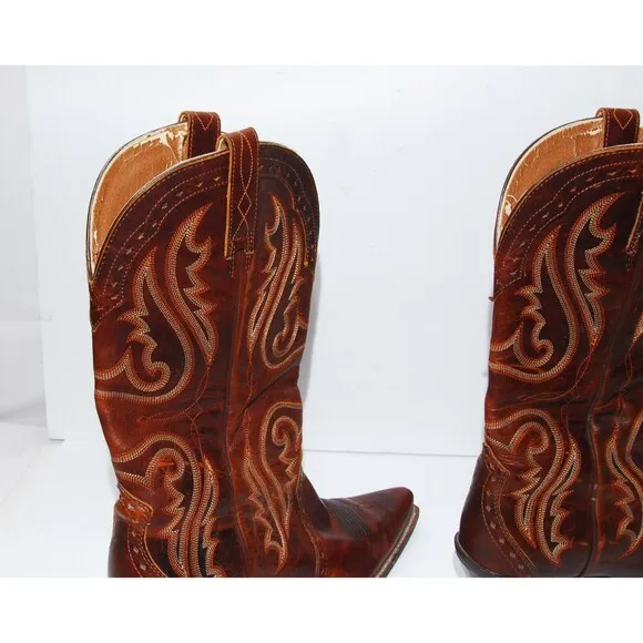 Ariat Heritage X Toe Boots SZ 10B Brown Womens Cowgirl Western Style 10005908
