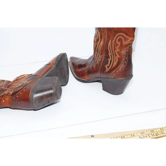 Ariat Heritage X Toe Boots SZ 10B Brown Womens Cowgirl Western Style 10005908