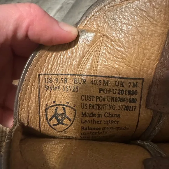 Ariat Leather Cowboy Boots
