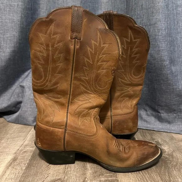Ariat Leather Cowboy Boots