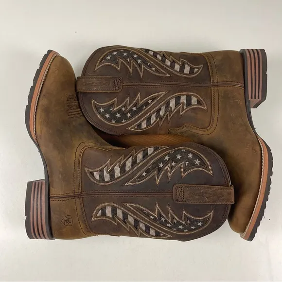 Ariat Men’s Distressed VentTek Hybrid Western Boots