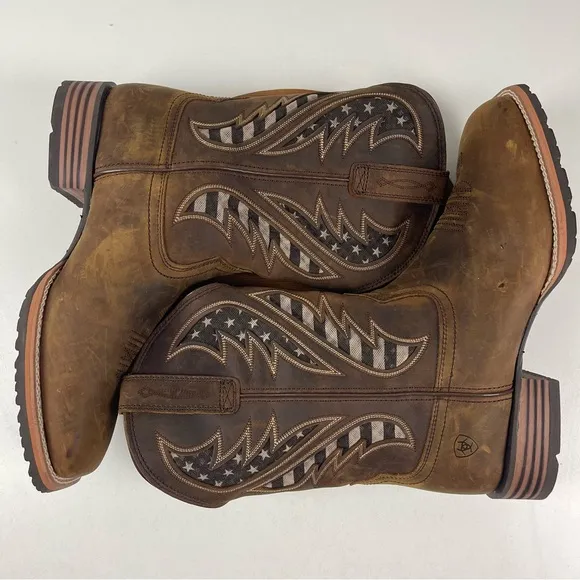 Ariat Men’s Distressed VentTek Hybrid Western Boots