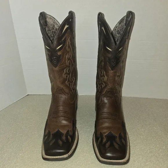 Ariat Women's Sidekick Brown Western Boots size 7.5