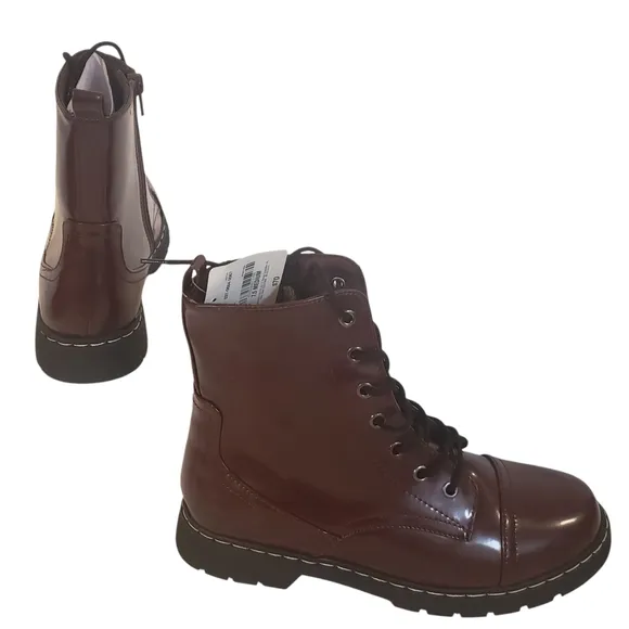 Arizona Jean Co Women's Brown Lace-Up Boots SZ 7 1/2 New with Tags