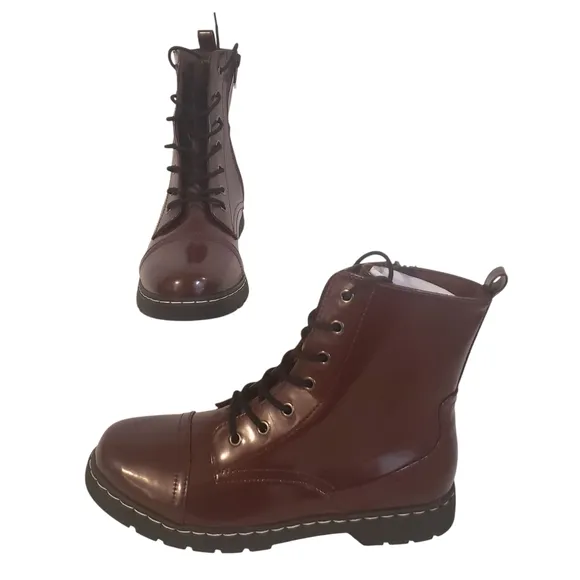Arizona Jean Co Women's Brown Lace-Up Boots SZ 7 1/2 New with Tags