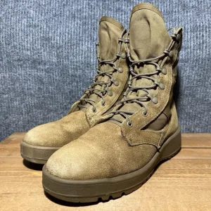 Army Boots Men's 9 W Brown Coyote Tan Hot Weather Vibram Military Combat USA