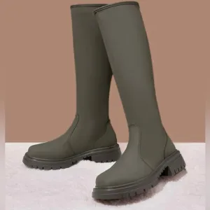 Army Green Riding Boot