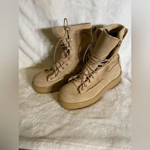 Army grade combat boots