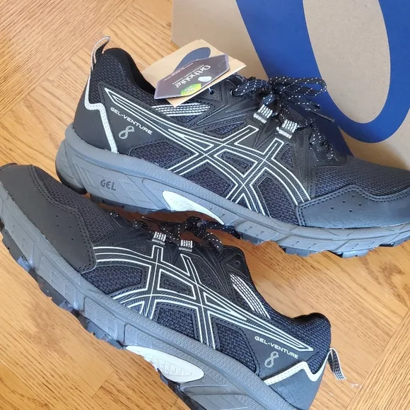 ASICS Gel-Venture 8 Black Running Shoes Women's Athletic Walking Shoe Size 10