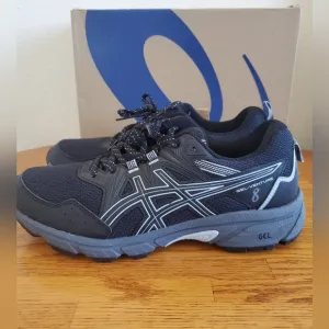 ASICS Gel-Venture 8 Black Running Shoes Women's Athletic Walking Shoe Size 10