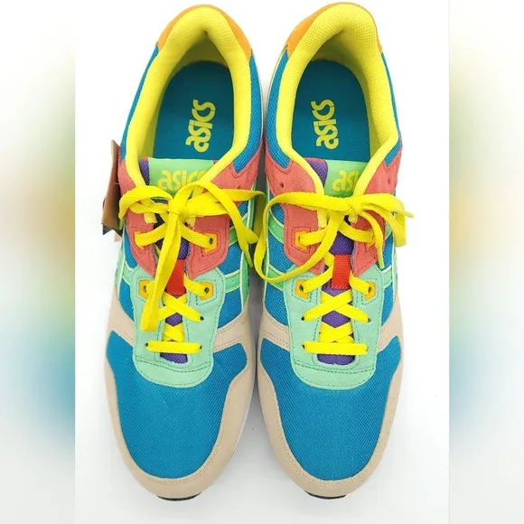 Asics Lyte Classic Teal/Blue Tourmaline Running Shoes 1201A428-400 Men's Size 14
